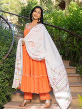 Ritika Mul Cotton Anarkali Suit Set