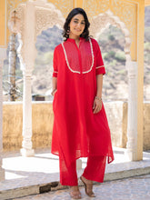 Asheera Red Kaftan Set