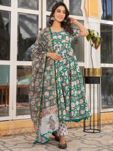 Asheera Ruhani Hand Block Anarkali Suit Set