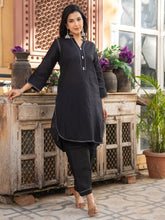 Asheera Black Kurta Co Ord Set
