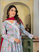 Asheera Saadgi Hand Block Angrakha Suit Set