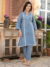 Grey Kurta Co Ord Set