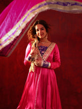 Gulabi Adaa Silk Anarkali Suit Set