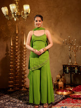 Heeriye Green Zardozi Sharara Set