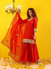 Laal Ishq Gota Work Sharara Set