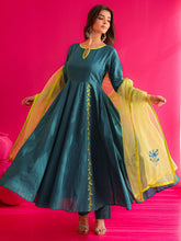 Kashvi Pure Cotton Embroidered Anarkali Suit Set