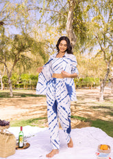 Summer Blue Tie Dye Co Ord