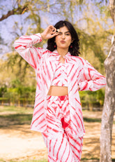 Serene Pink Tie Dye Co Ord Set