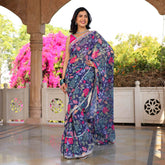 Rekha Floral Lace and Gota Work Ready to Wear Saree