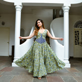 Edwina Hand block Cotton Dress