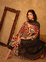Abstract Print Cotton Kurta Set