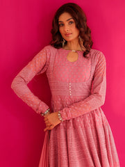 Radhika Georgette Embroidered Anarkali Suit Set