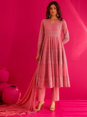 Radhika Georgette Embroidered Anarkali Suit Set