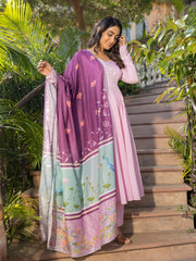 Radhika Mul Cotton Anarkali Suit Set