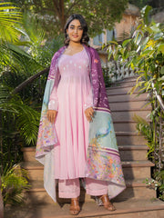 Radhika Mul Cotton Anarkali Suit Set