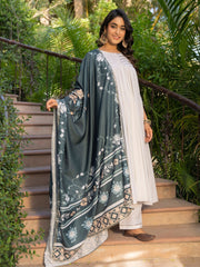 Asheera White Mul Cotton Anarkali Suit Set