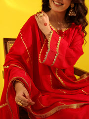 Nyra Red Suit Set