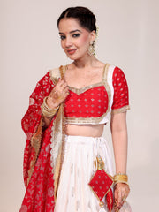 Karishma Chanderi Lehenga Set