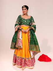 Anubhuti Silk Lehenga Set