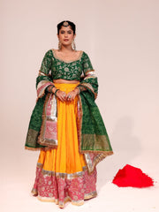 Anubhuti Silk Lehenga Set