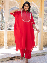 Asheera Red Kaftan Set