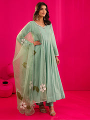 Suhani Pure Cotton Handpainted Anarkali Kurta Set