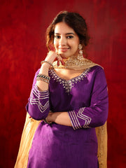 Noor-e-Ishq Silk Sharara Suit Set