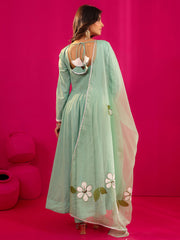 Suhani Pure Cotton Handpainted Anarkali Kurta Set