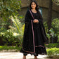 Asheera Black Mirror Work Anarkali Suit Set