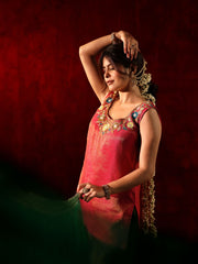 Aafreen Hand Embroidered Farasi Salwar Set
