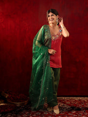 Aafreen Hand Embroidered Farasi Salwar Set