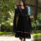 Asheera Black Mirror Work Anarkali Suit Set