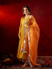 Sunehri Rasam Anarkali Suit Set