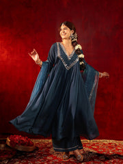Neela Mirror Work Suit Set