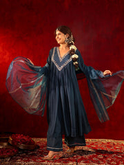 Neela Mirror Work Suit Set