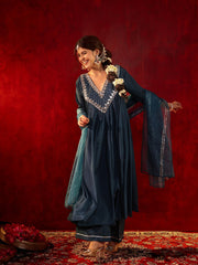 Neela Mirror Work Suit Set