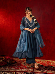 Neela Mirror Work Suit Set