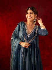 Neela Mirror Work Suit Set
