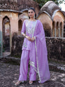Afsana Satin Gota Work Farsi Set