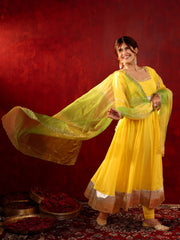 Kanak Noor Cotton Anarkali Suit Set