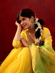 Kanak Noor Cotton Anarkali Suit Set