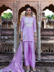 Afsana Satin Gota Work Farsi Set