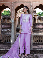 Afsana Satin Gota Work Farsi Set