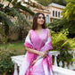 Twinkle Pink Gota Work Gown Anarkali Suit Set