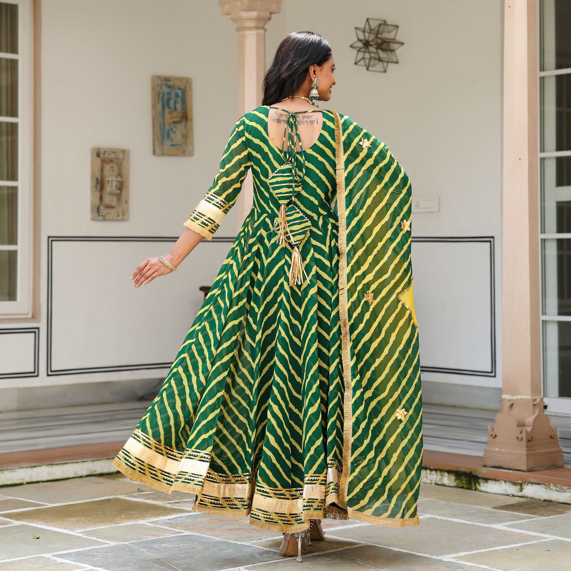 lehriya dress designs Women's designer lehariya suit sets for women