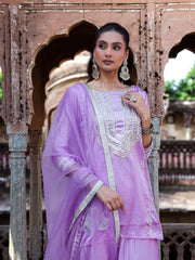 Afsana Satin Gota Work Farsi Set