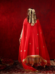 Khwahish Silk Gota Work Anarkali Suit Set