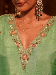 Bedamati Silk Zardozi Suit Set