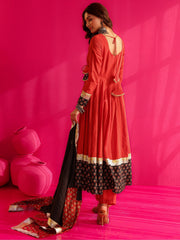 Vihaana Mirror Work Anarkali Suit Set