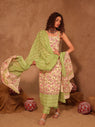Saloni Floral Hand Block Print Cotton Kurta Set